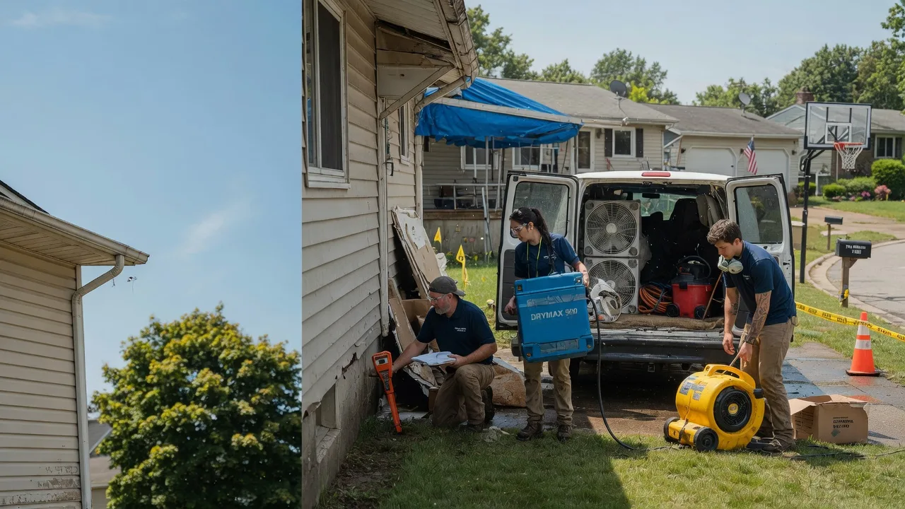 Ceiling Leak Cleanup in Hersey, MI near me